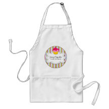 Whimsical Cupcake Bakery Personalized Apron