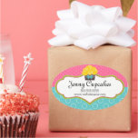 Whimsical Cupcake Bakery Stickers