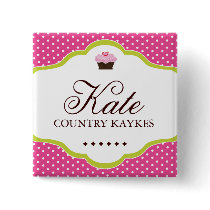 WHIMSICAL CUPCAKE NAME TAG PIN