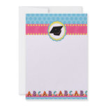 Whimsical Dots Preschool/Kindergarten Graduation invitations