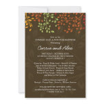 Whimsical Fall Engagement Party Invitation