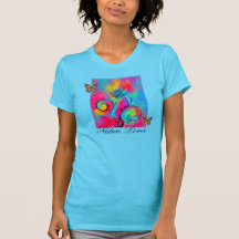 WHIMSICAL FLOWERS  AND BUTTERFLIES NATURE LOVER T SHIRT
