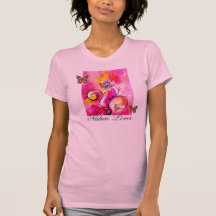 WHIMSICAL FLOWERS  AND BUTTERFLIES NATURE LOVER TEES