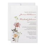 Whimsical Flowers Custom Announcement