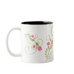 Whimsical Flowers Mug Design
