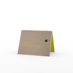 Whimsical Graduation Thank You: Yellow Greeting Card