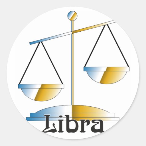 Whimsical Libra Stickers