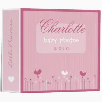 Whimsical Love Birds Binder binders