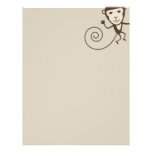 Whimsical Monkey Personalized Letterhead