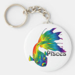 Whimsical Pisces Keychain