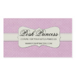 Whimsical Posh Princess Boutique Business Card