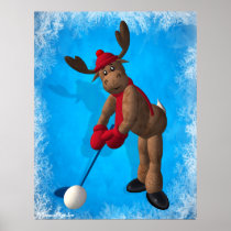 Whimsical Reindeer: Funny Gulfer