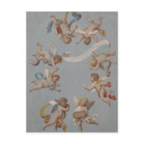 Whimsical Renaissance Cherub Angels Post Cards