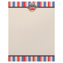 Whimsical Sailor Sock Monkey Letterhead