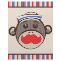 Whimsical Sailor Sock Monkey Letterhead