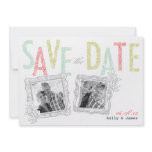 Whimsical Save the Date invitations
