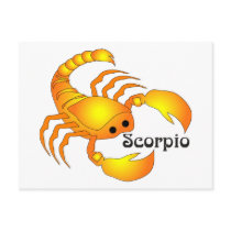Whimsical Scorpio Postcard