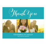 WHIMSICAL SCRIPT | WEDDING THANK YOU POSTCARD