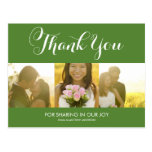 WHIMSICAL SCRIPT | WEDDING THANK YOU POSTCARD