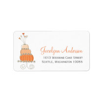 Whimsical Sweet Wedding Cake Custom Address Labels