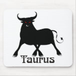 Whimsical Taurus Mousepad