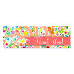 Whimsical Tree - Baby Shower "Thank You" Tags Business Card Template