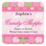 Whimsical Tree Candy Shoppe Sticker