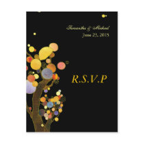 Whimsical Trees: RSVP Wedding Response Cards