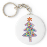 Whimsy Christmas Tree keychains