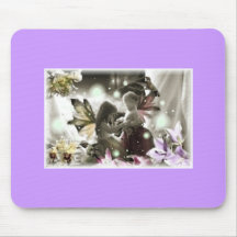 Whimsy Fairy Garden Mouse Pad