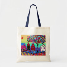 Whimsy Town By Prisarts Bags