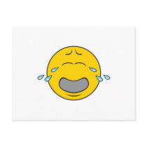 Whining Crying Smiley Face Postcards