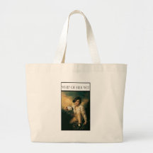 WHIP OF HER WIT -Child with rabbit Bags