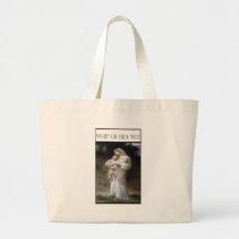 WHIP OF HER WIT -Innocence Tote Bags