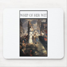 WHIP OF HER WIT -Jeanne au bucher Mouse Pad