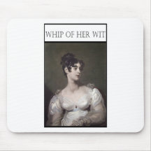 WHIP OF HER WIT MOUSEPAD
