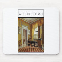 Whip Of Her Wit Mousepad