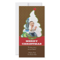 Whipped Tree Holiday Photo Card