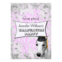 Whippet dog card