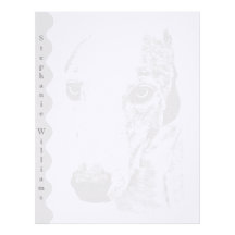 Whippet dog letterhead