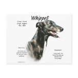 Whippet History Design postcards