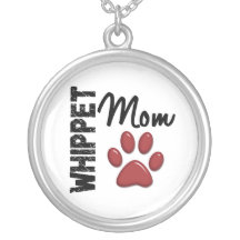 Whippet Mom Paw Print 2 Custom Jewelry