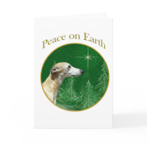 Whippet Peace Card