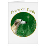 Whippet Peace Card