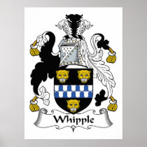 Whipple Family Crest Posters