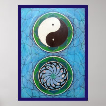 whirling symbols print