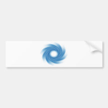 Whirlpool design bumper sticker