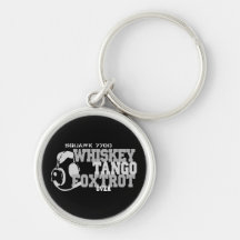 Whiskey Tango Foxtrot - Aviation Humor Keychain