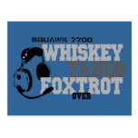 Whiskey Tango Foxtrot - Aviation Humour Postcard