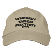 Whiskey Tango Foxtrot (over) Baseball Cap